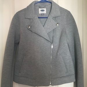 Old Navy Gray Moto Jacket